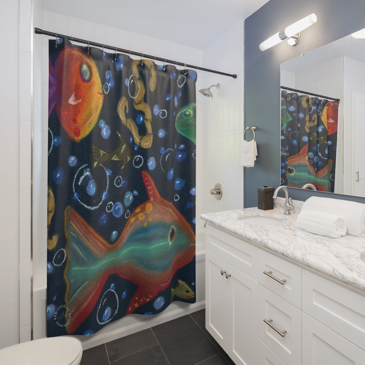 Fish Shower Curtain