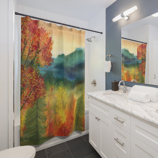 Fall Forest Shower Curtain