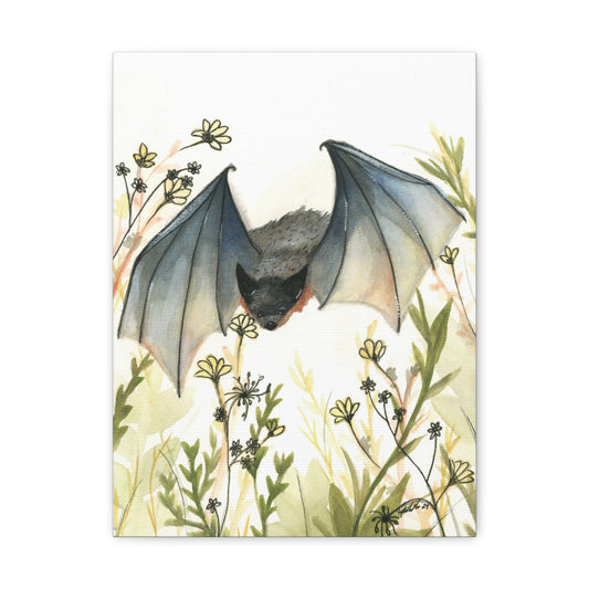 Flying Bat Canvas Gallery Wrap