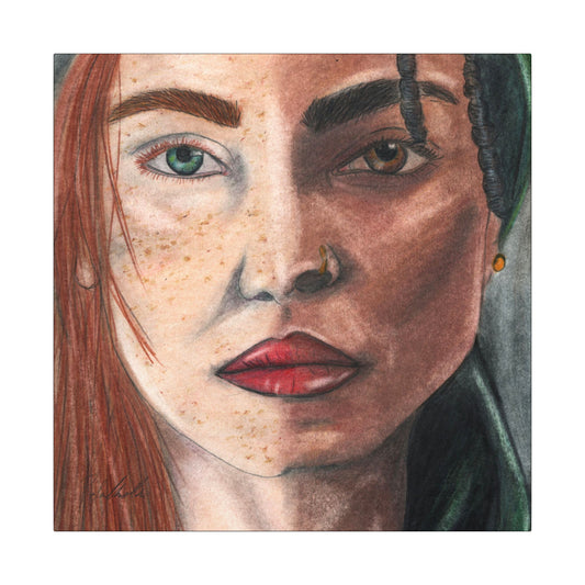 Created Equal Woman Canvas Gallery Wrap