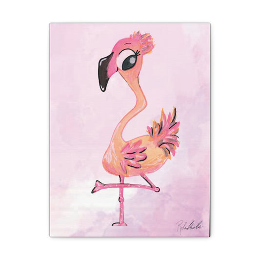 Pink Flamingo 1 Canvas Gallery Wrap