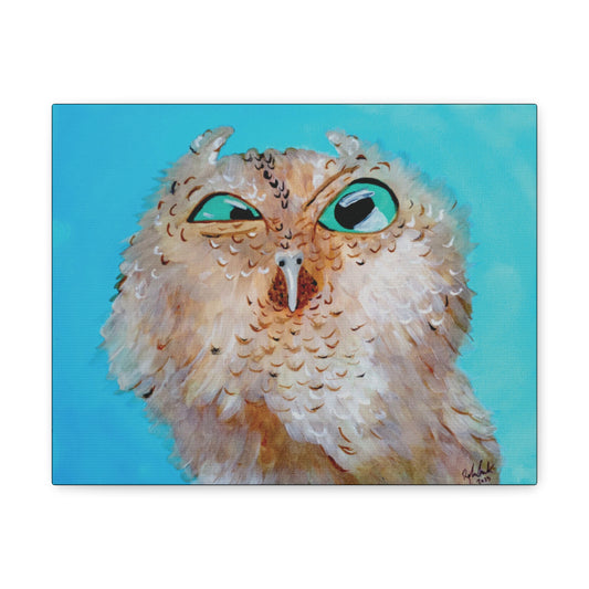 Judgy Owl Canvas Gallery Wrap