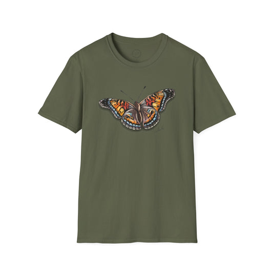 Butterfly Unisex Softstyle Print T-Shirt