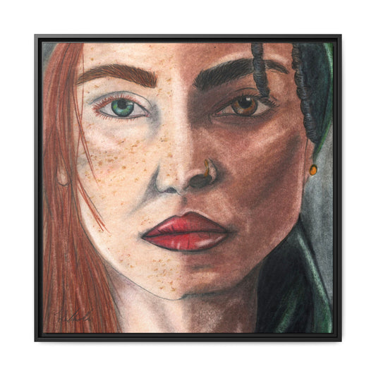 Beyond Race Woman Framed Wall Art