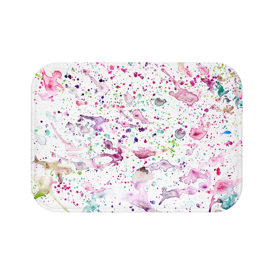 Bright Splash Bath Mat Anti-Slip, 100% Microfiber Rug- Home & Bathroom Supplies