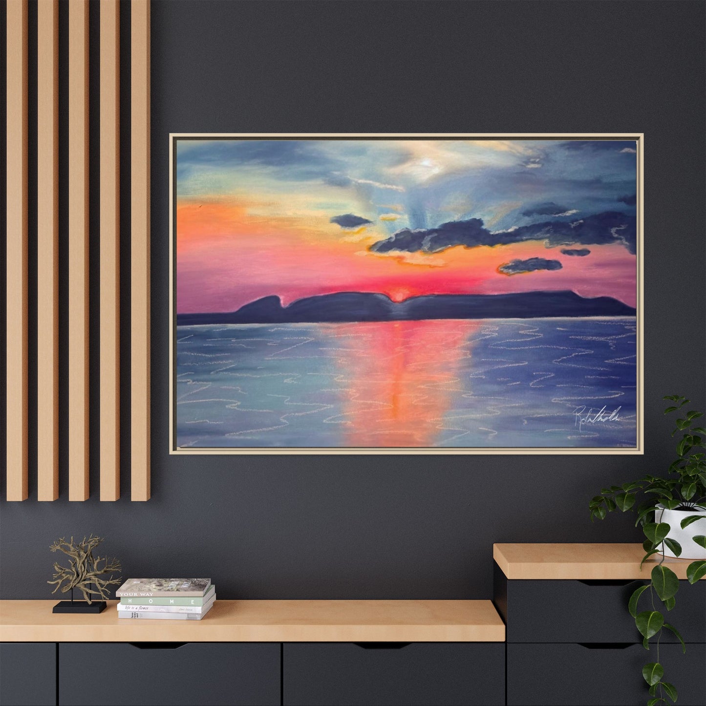 Sleeping Giant at Dawn Framed Wall Art