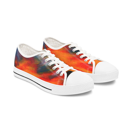 Sunset Over Lake Unisex Low-Top Sneakers