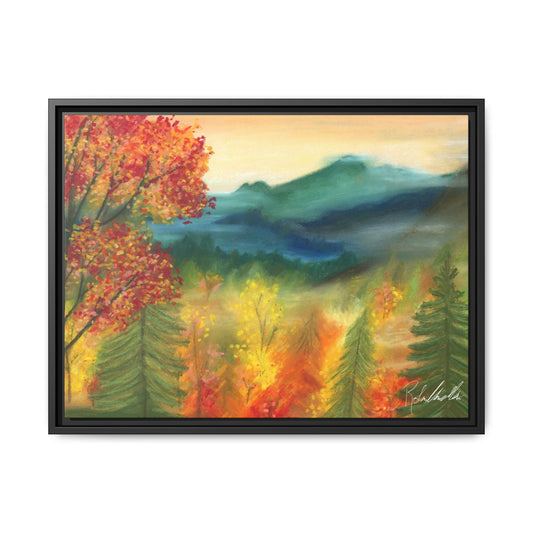 Fall Mountains Framed Wall Art