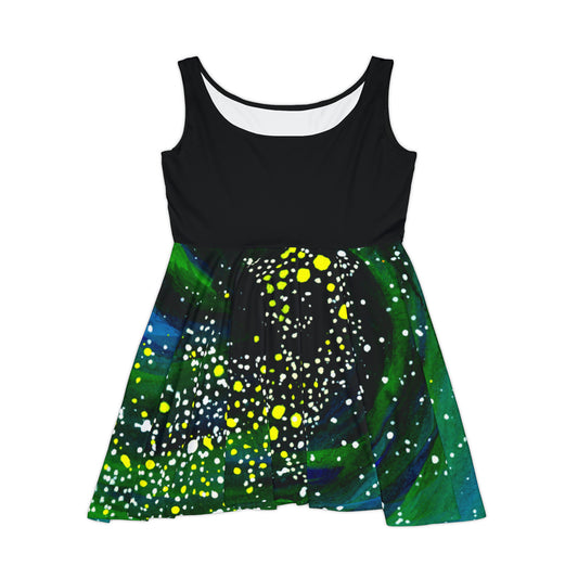 Spiral Galaxy Women's Skater Dress (AOP)
