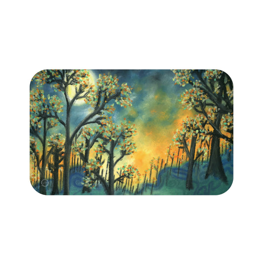 Fire Sun Tree Mat Bath Mat