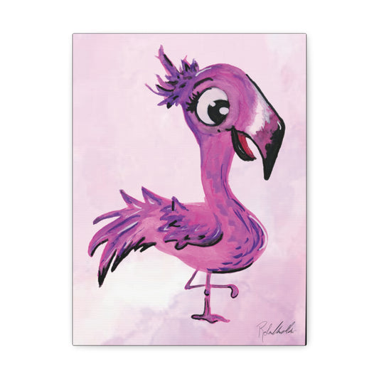 Pink Flamingo 3 Canvas Gallery Wrap