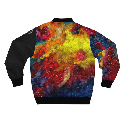Sunset Clouds Galaxy Men's Bomber Jacket (AOP)