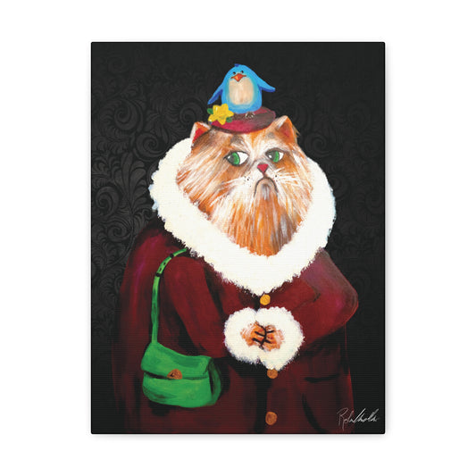 Cat Lady Canvas Gallery Wrap