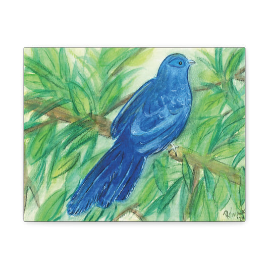 Blue Bird Canvas Gallery Wrap