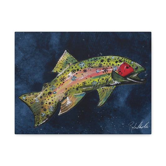 Trout Fish Canvas Gallery Wrap