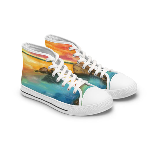 Ocean Sunset Unisex Classic High Top Sneakers