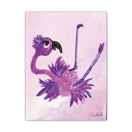 Pink Flamingo 6 Canvas Gallery Wrap
