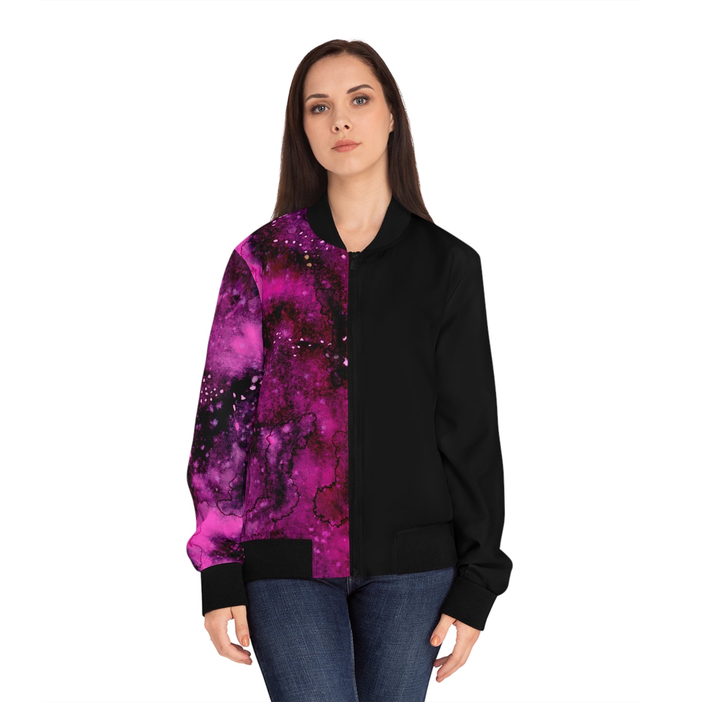 Galaxy Pink Bomber Jacket