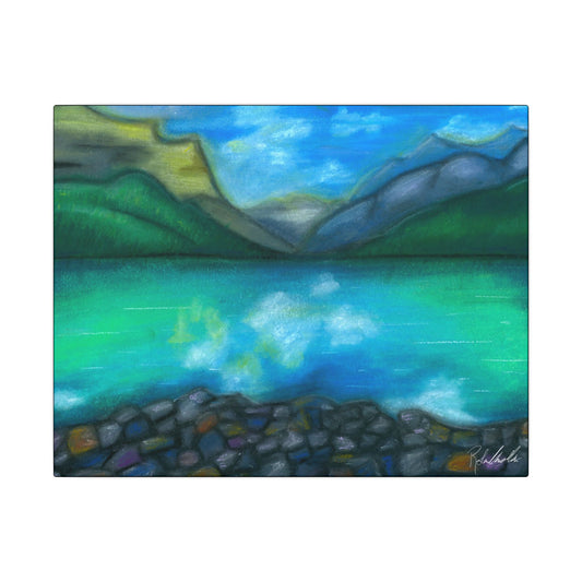 Mountain Lake Canvas Gallery Wrap