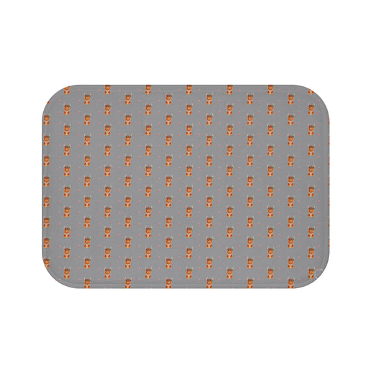 Highland Cow Bath Mat Anti-Slip, 100% Microfiber Rug- Home & Bathroom Supplies