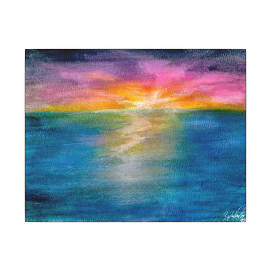Sunrise Ocean Canvas Gallery Wrap