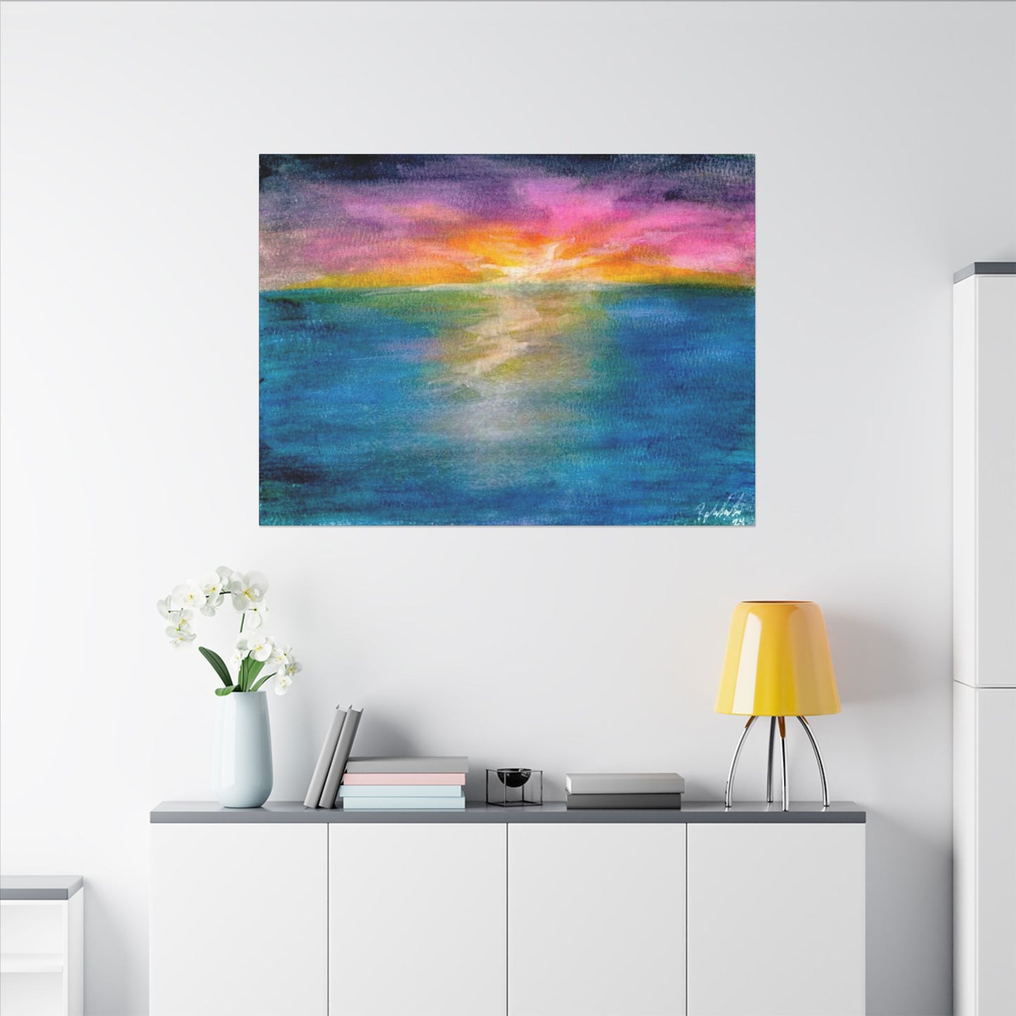 Sunrise Ocean Canvas Gallery Wrap