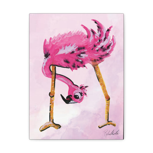 Pink Flamingo 5 Canvas Gallery Wrap