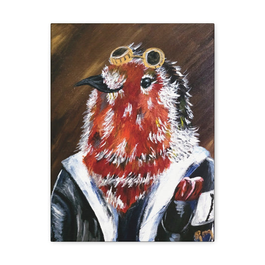 Steampunk Robin Canvas Gallery Wrap