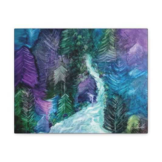 Purple Forest Canvas Gallery Wrap