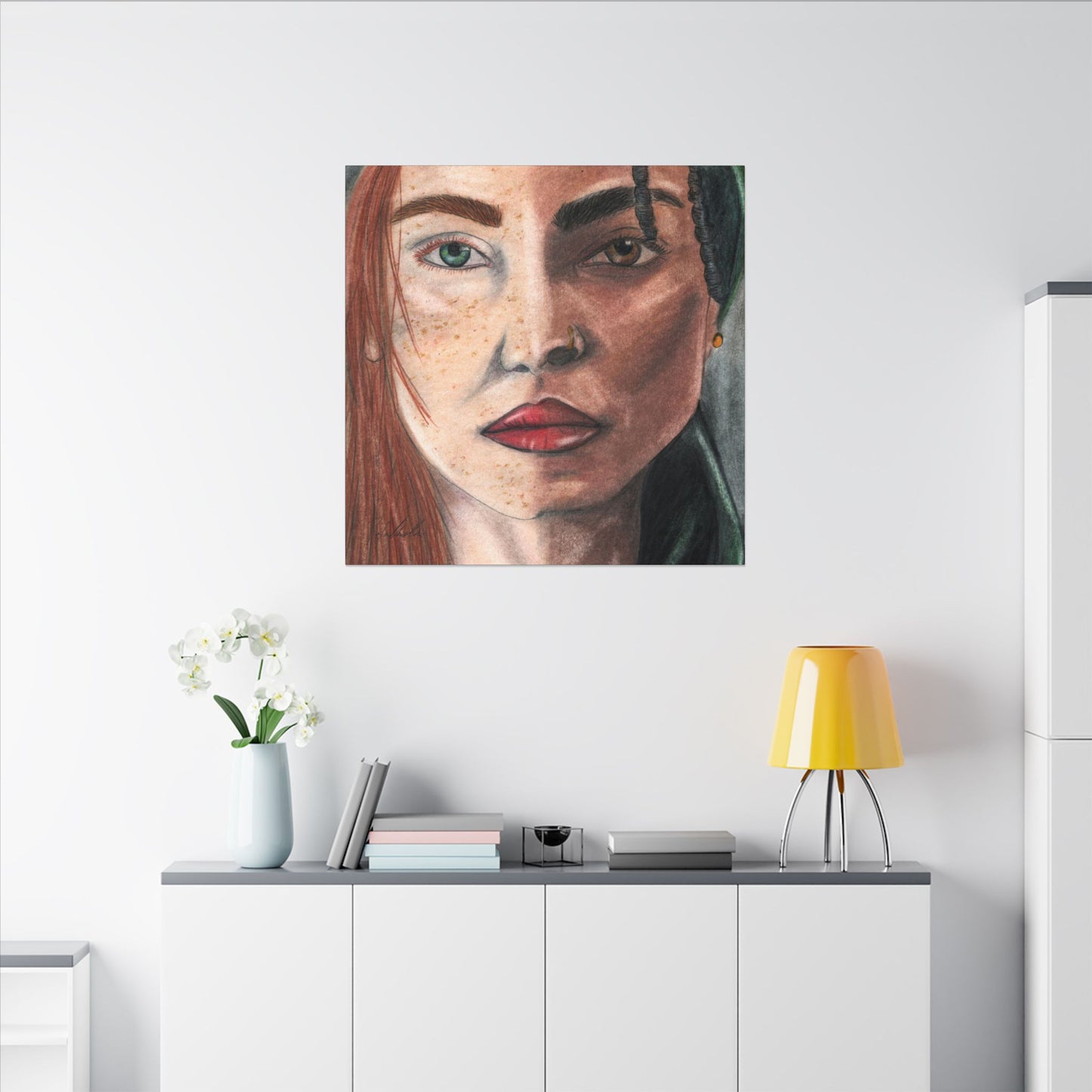Created Equal Woman Canvas Gallery Wrap