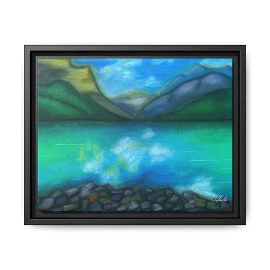 Mountain Lake Framed Wall Art