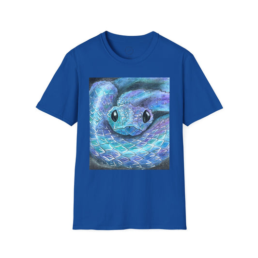 Cute Snake Unisex Softstyle Print T-Shirt