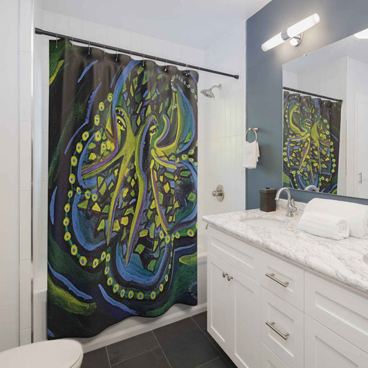 Octopus Shower Curtains