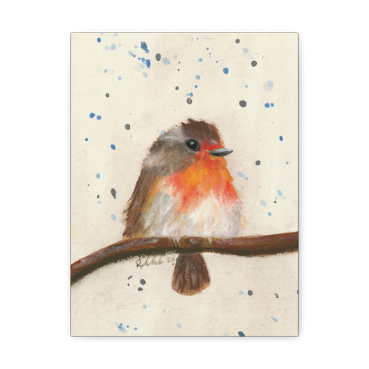 Robin Bird Canvas Gallery Wrap