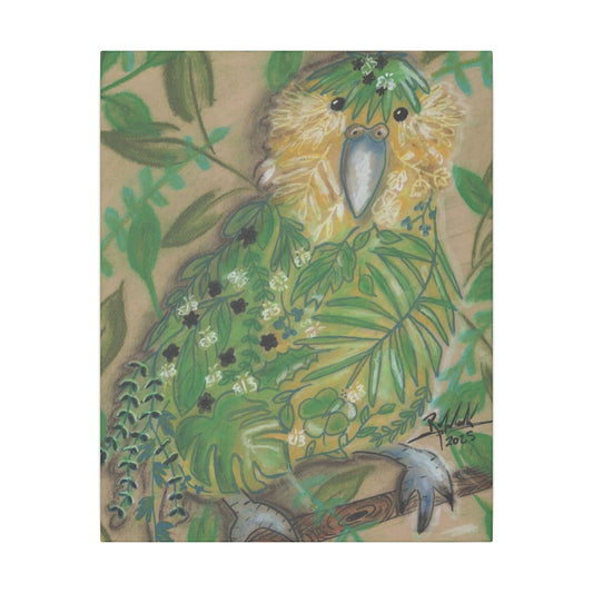 Kakapoo Bird Canvas Gallery Wrap