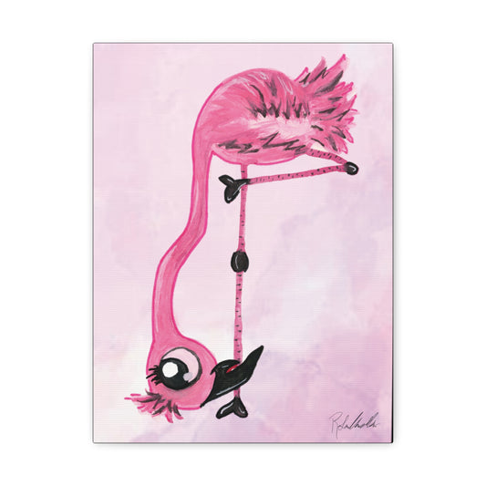 Pink Flamingo 4 Canvas Gallery Wrap