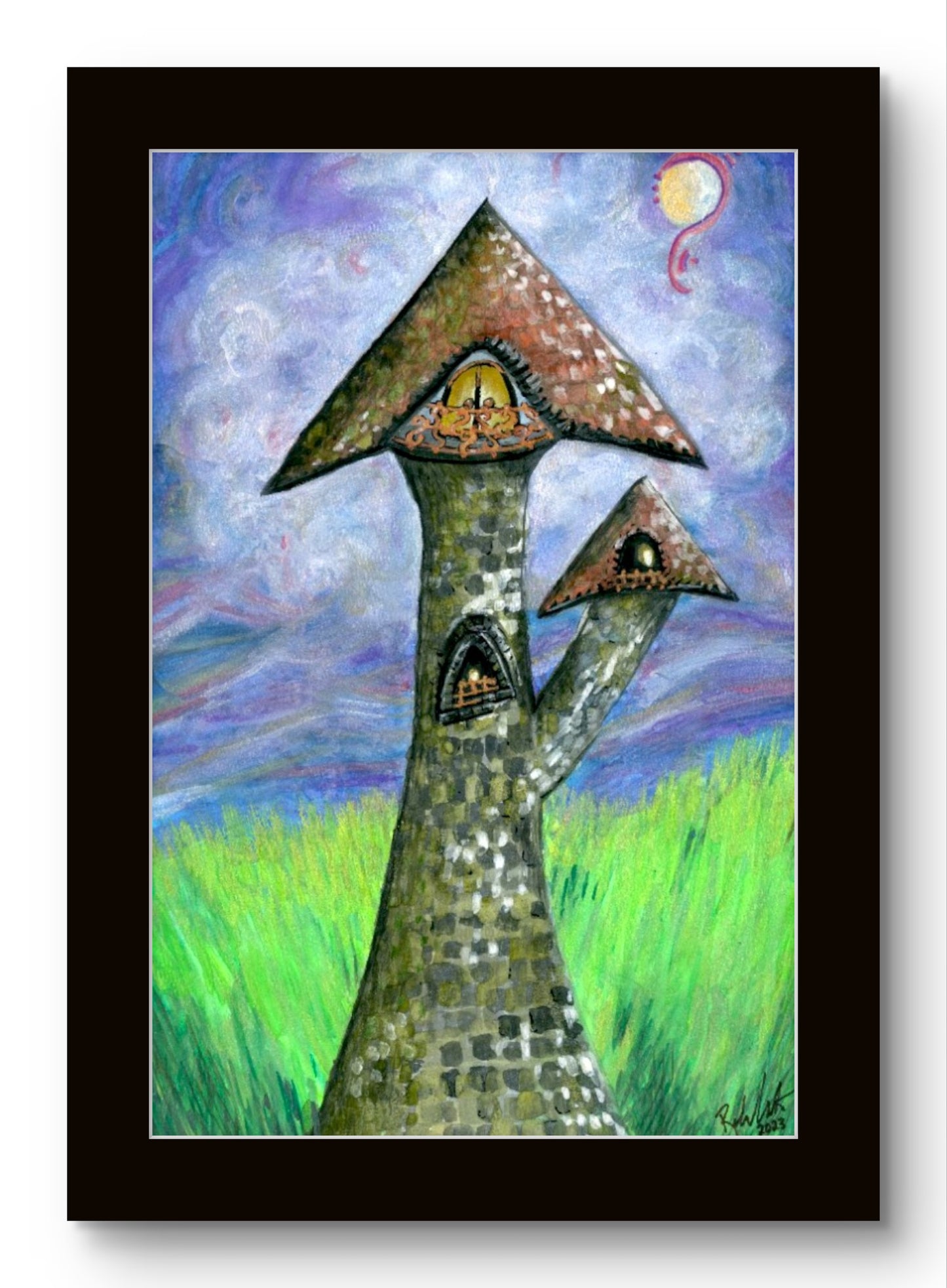 Magical Fantasy Castle Tower 8x10 Museum Grade Fine Art Print