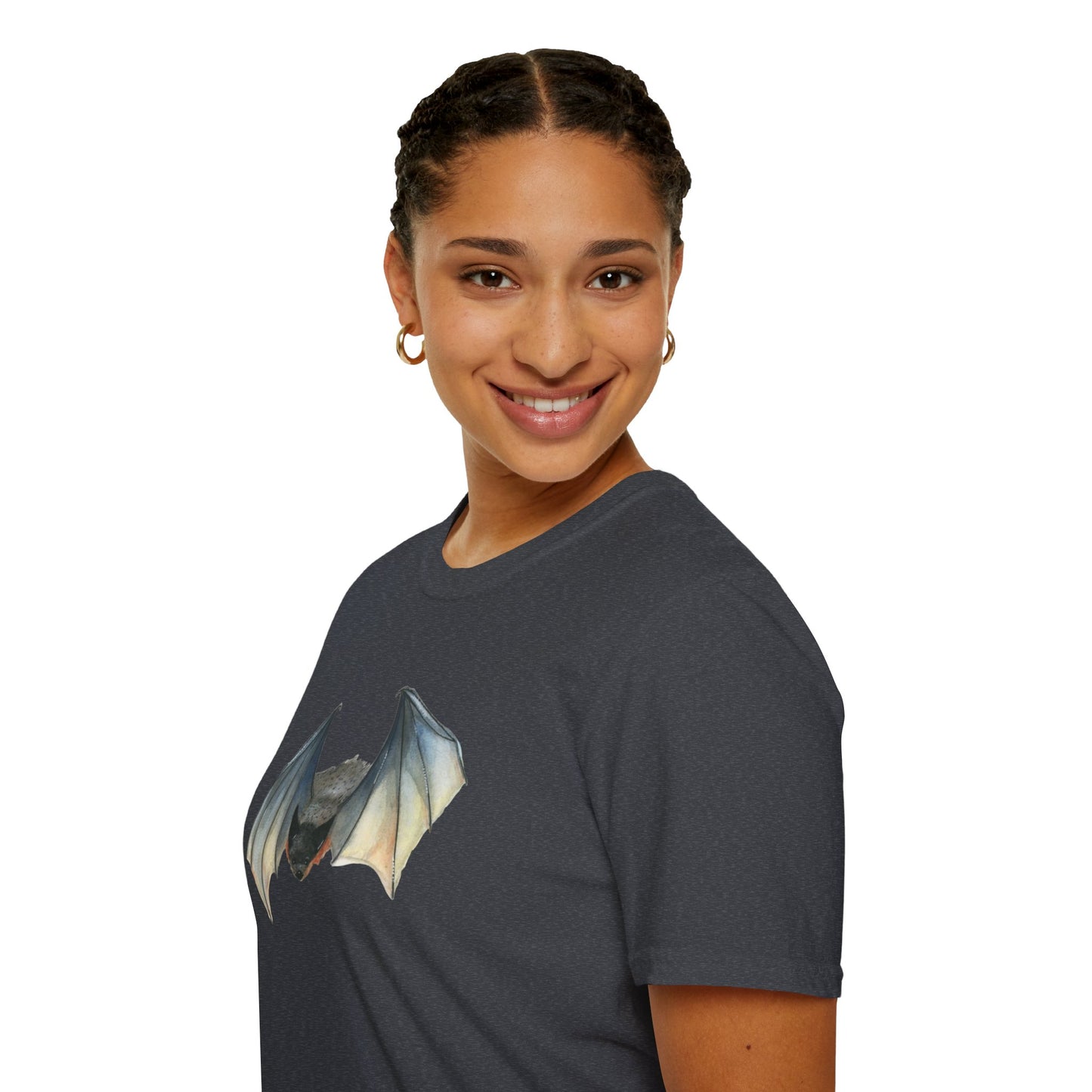 Flying Bat Unisex Softstyle T-Shirt