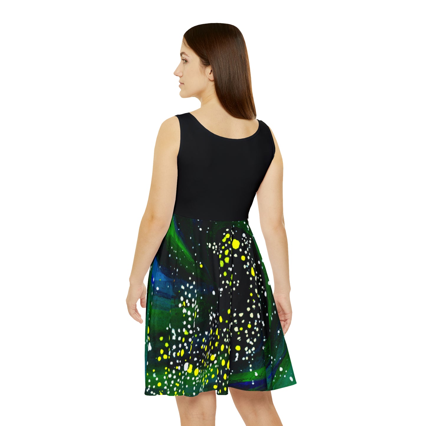 Spiral Galaxy Women's Skater Dress (AOP)