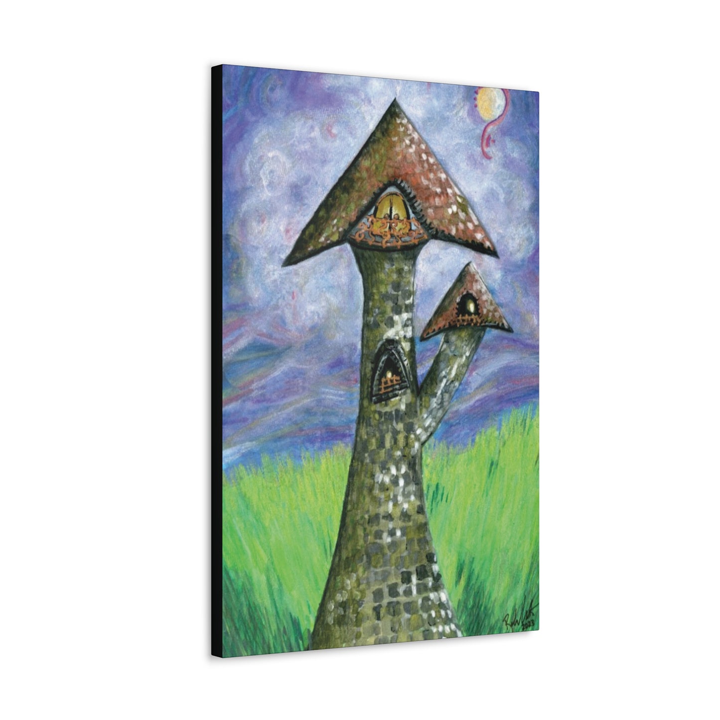 Castle Tower Canvas Gallery Wrap