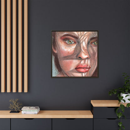Woman In the Shadows Framed Wall Art