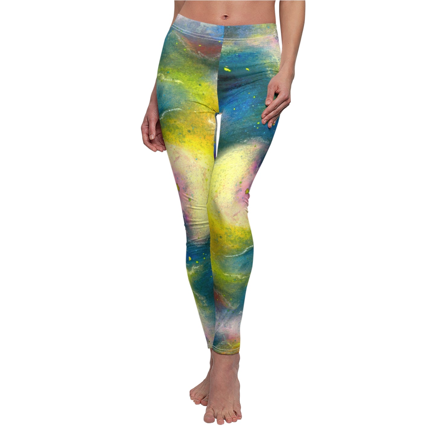 Sunrise Galaxy Women's Cut & Sew Casual Leggings (AOP)