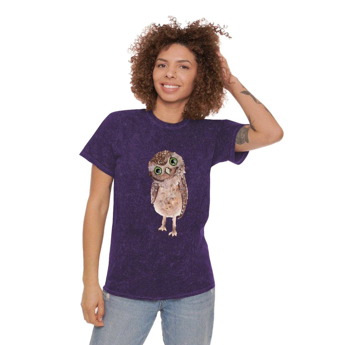 Owl Mineral Unisex Wash T-Shirt