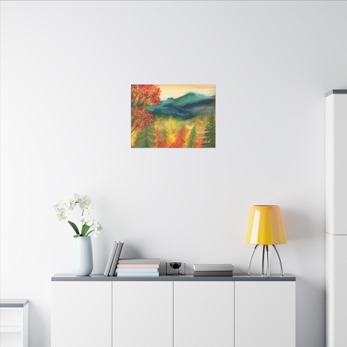 Fall Mountains Canvas Gallery Wrap