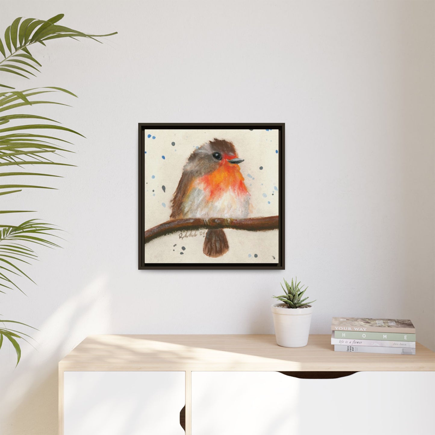 Robin Bird Framed Wall Art