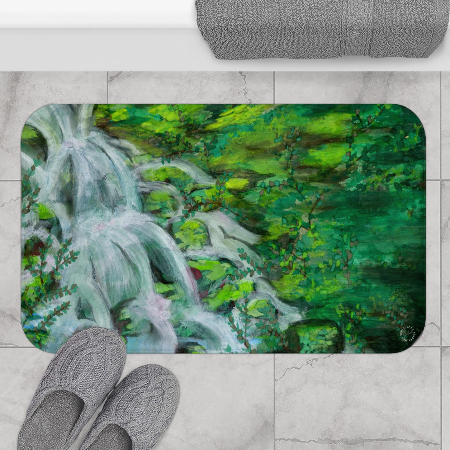 Waterfall Bath Mat