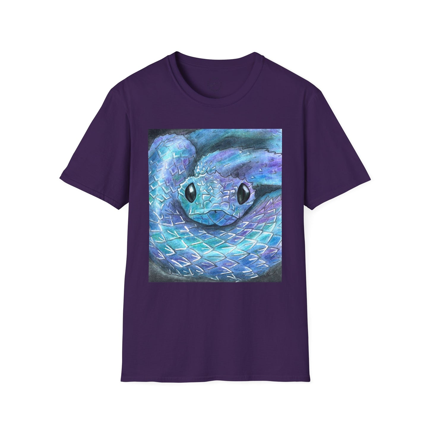 Cute Snake Unisex Softstyle Print T-Shirt