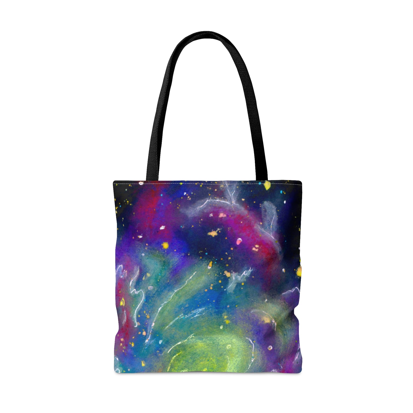 Rainbow Vortex Galaxy Tote