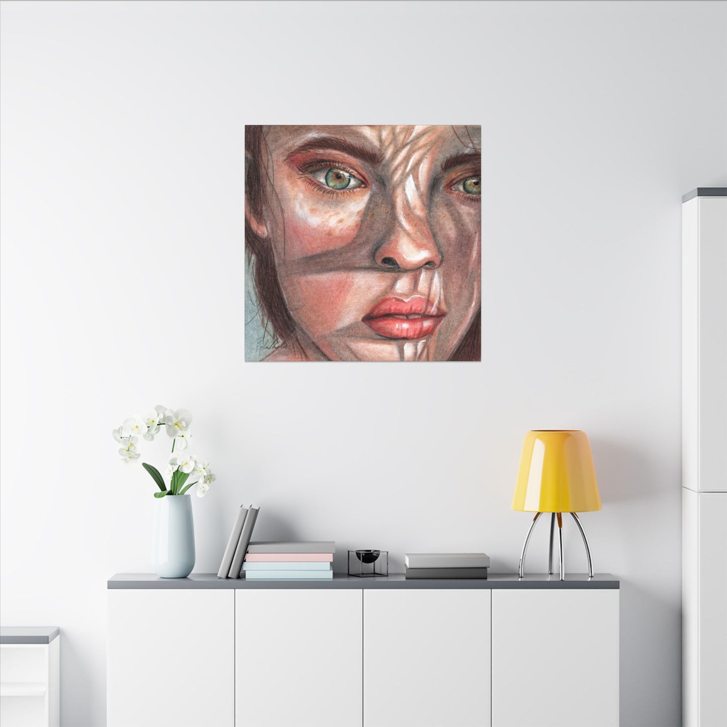 Woman In the Shadows Canvas Gallery Wrap