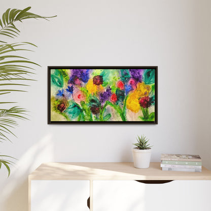 Abstract Flowers Framed Wall Art